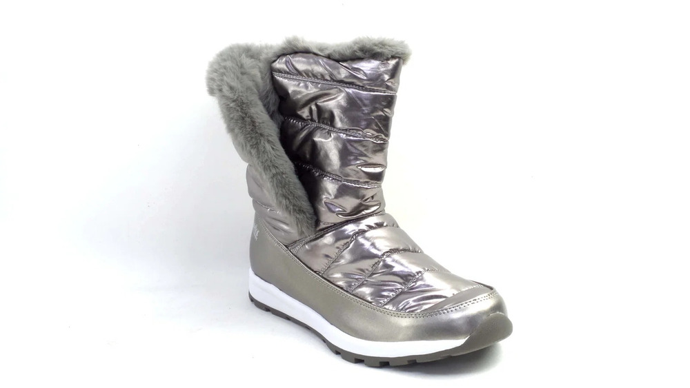 Tony Little Cheeks Fit Body Water Repellent Puffer Boot Pewter - Wide
